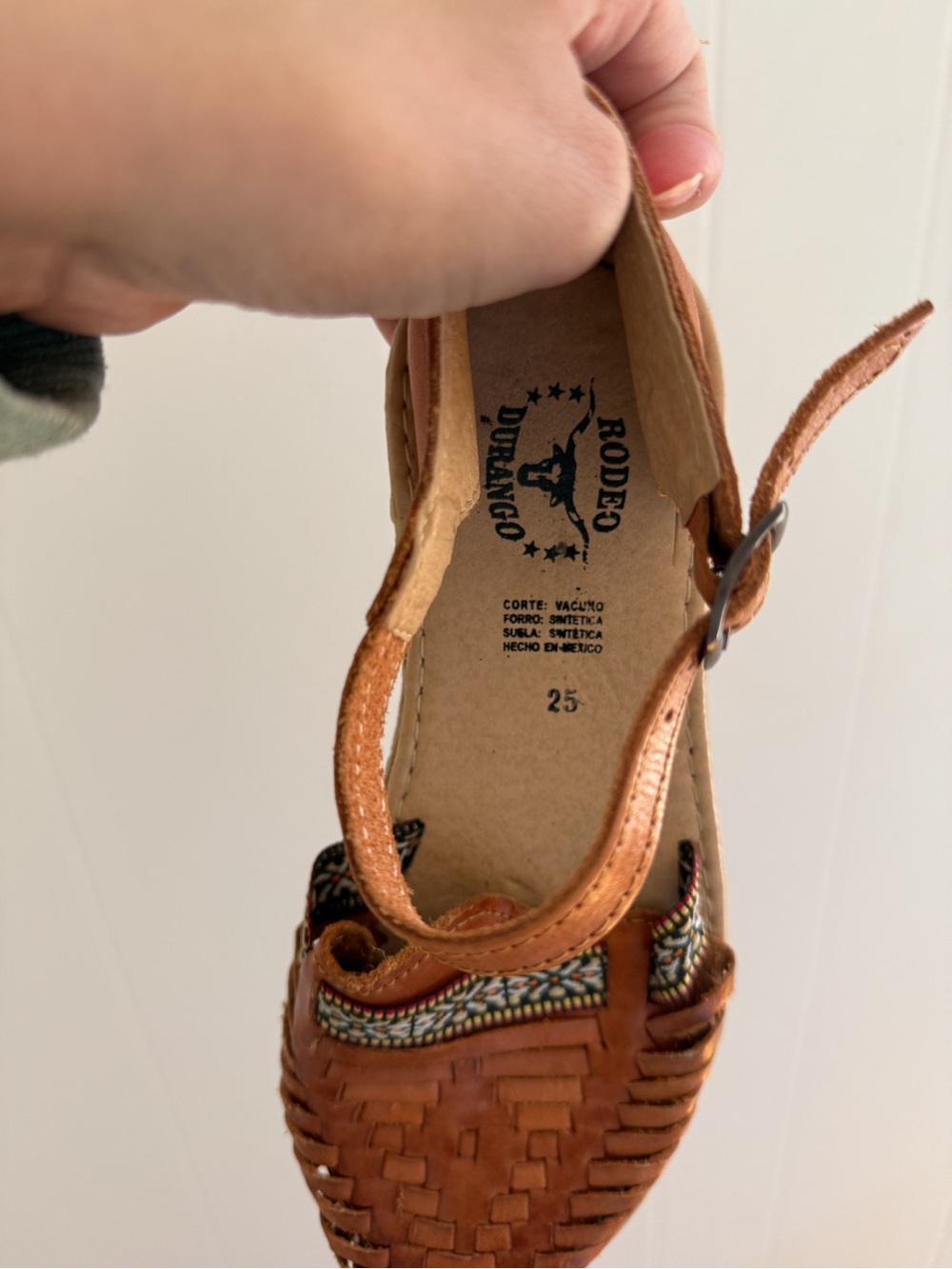 Leather Huarache Sandals - Picture 4 of 4